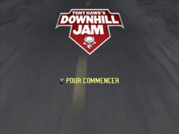 Tony Hawk's Downhill Jam screen shot title